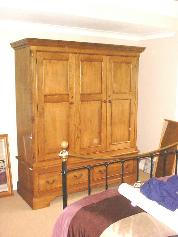 Triple Wardrobe made to the customers requirements